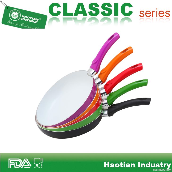 Ceramic Fry pan set assorted in different colors
