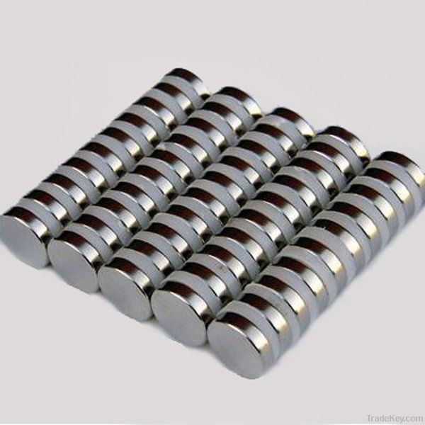 Strong permanent neodymium magnet for motors