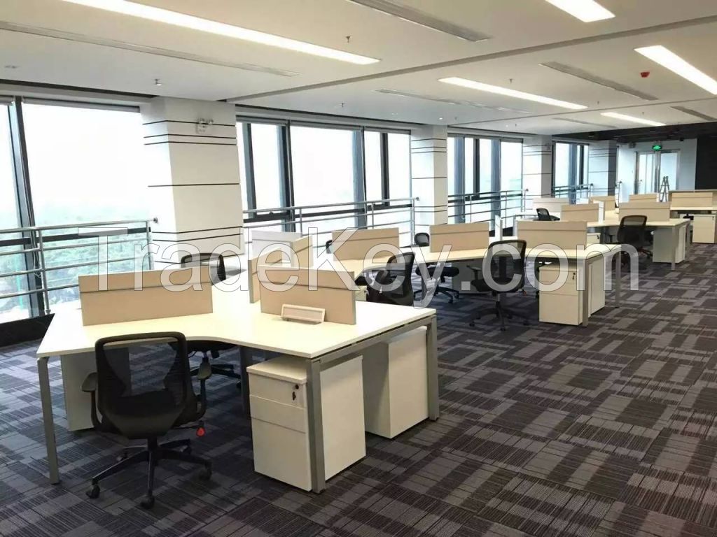 High quality 60*40*2T desking base office workstation, bench type office desk CTS series