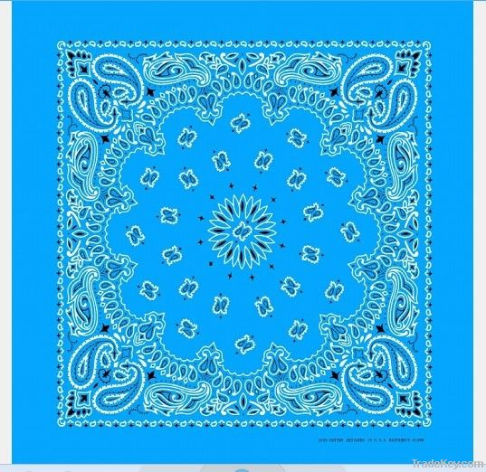 100% polyester fabric printed bandana