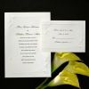 Elegant Calla Lilies invitation card