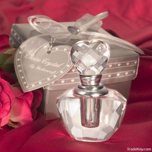 Crystal Perfume Bottle Favor