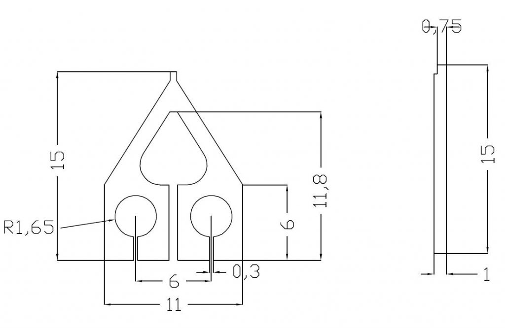 heater tip for Micromotor coil welding