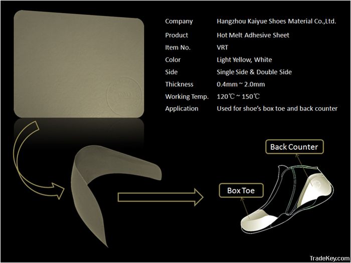 counter hot melt sheet