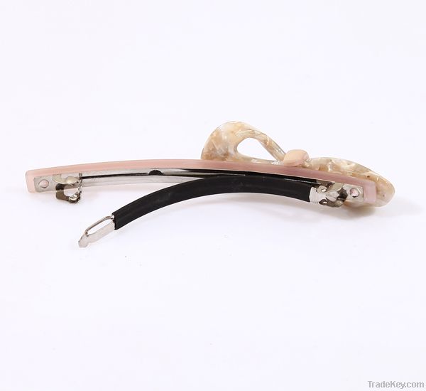 Factory wholesale cellulose acetate hair clips for girls