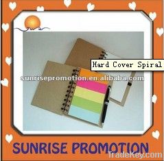 Hard Cover Spiral Notebook With Pen