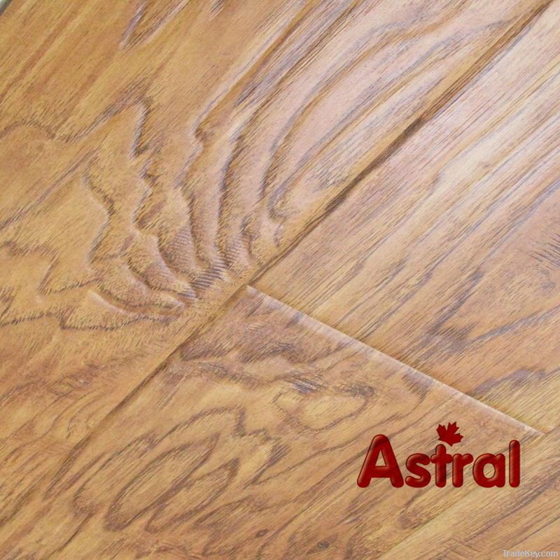 12mm Registered Real Wood Texture/Laminate Flooring/Wooden Laminated F