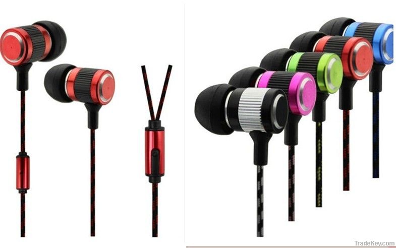 Stereo earphone with mini mic for Iphone
