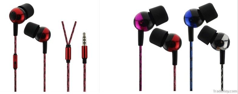 headset Stereo earphone with ABS for samsung