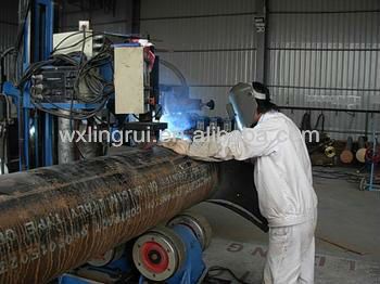 automatic pipe flange welding machine