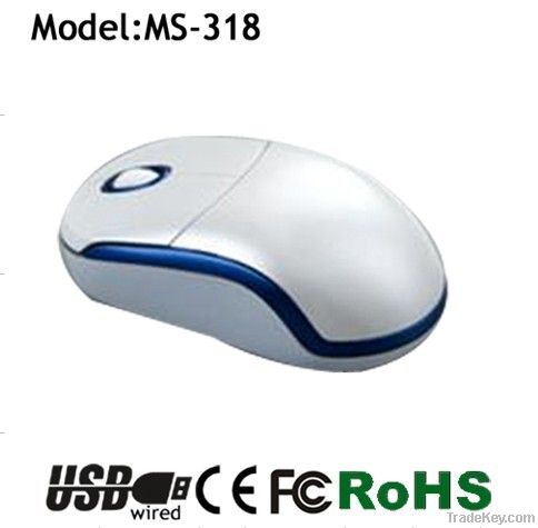 3D hot sale wired optical mouse