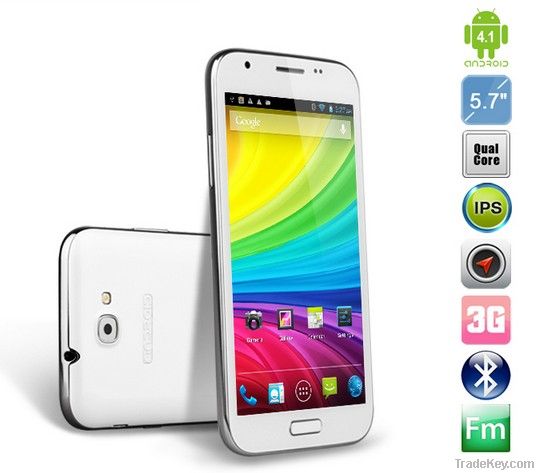 MTK6589 Quad Core 5.7" IPS Capacitive Touch Android 4.1 Smart Phone