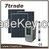 Three phase pump PV system without battery