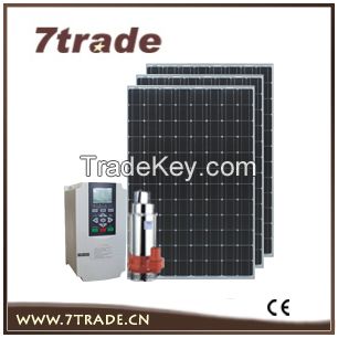 Three phase pump PV system without battery 