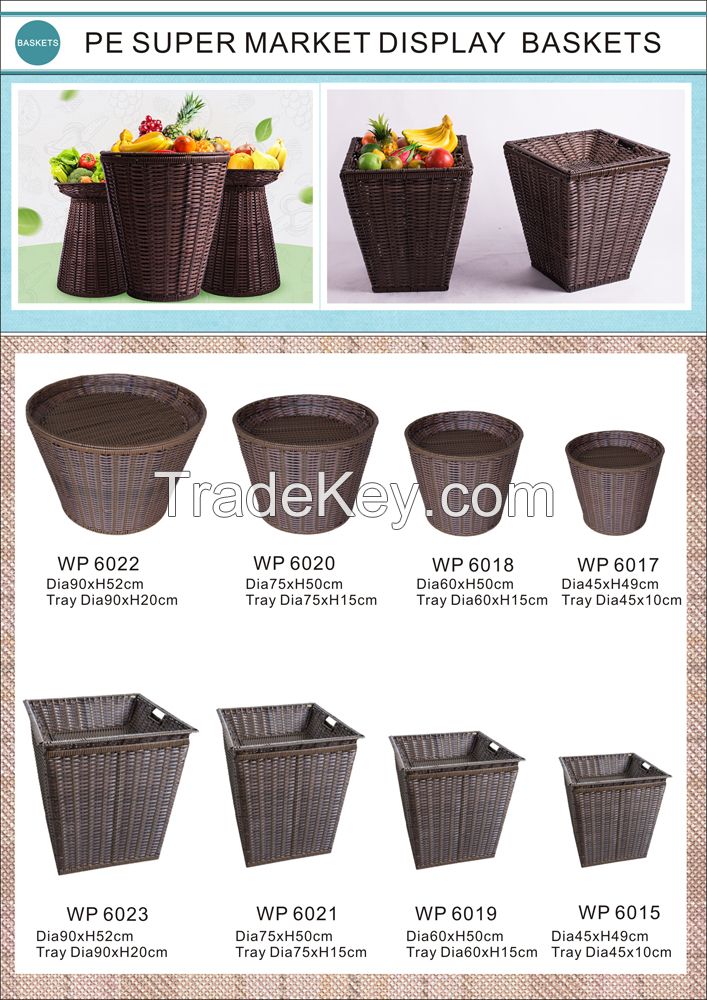 pp animal shape baskets