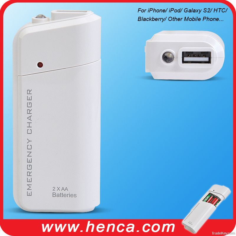 2aa LR6 alkaline battery charger for iphone