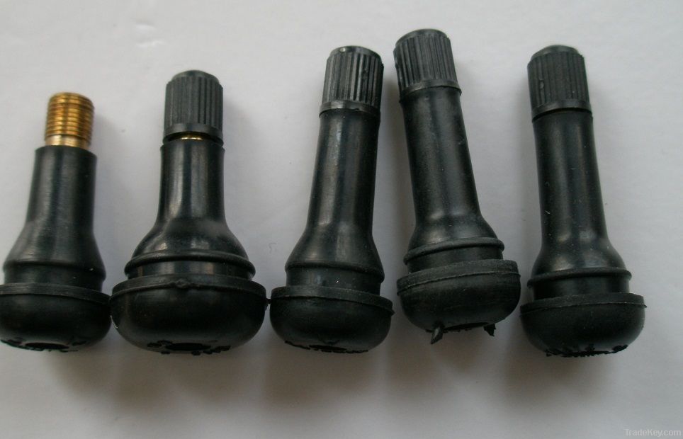Color Alumimum sleev and caps rubber tire valves