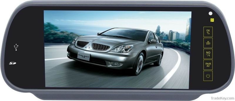 7" Car LCD Mirror Monitor