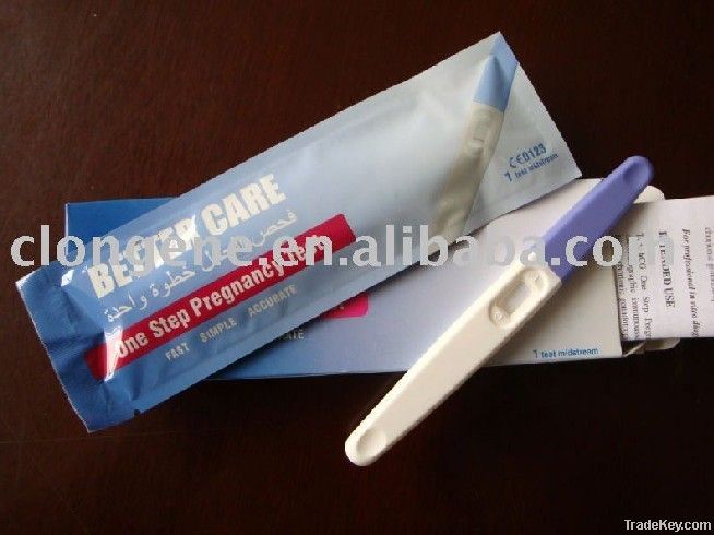 One rapid pregnancy test kit