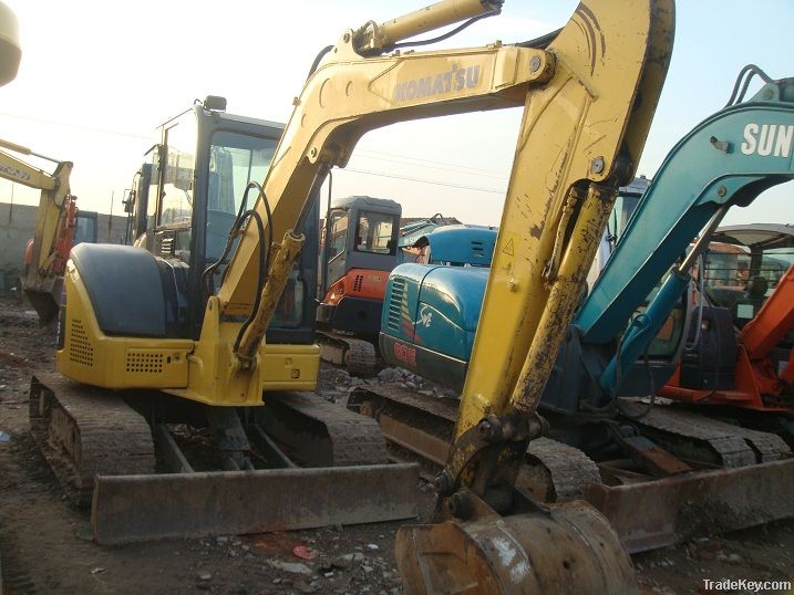 Used komatsu crawler excavator pc55