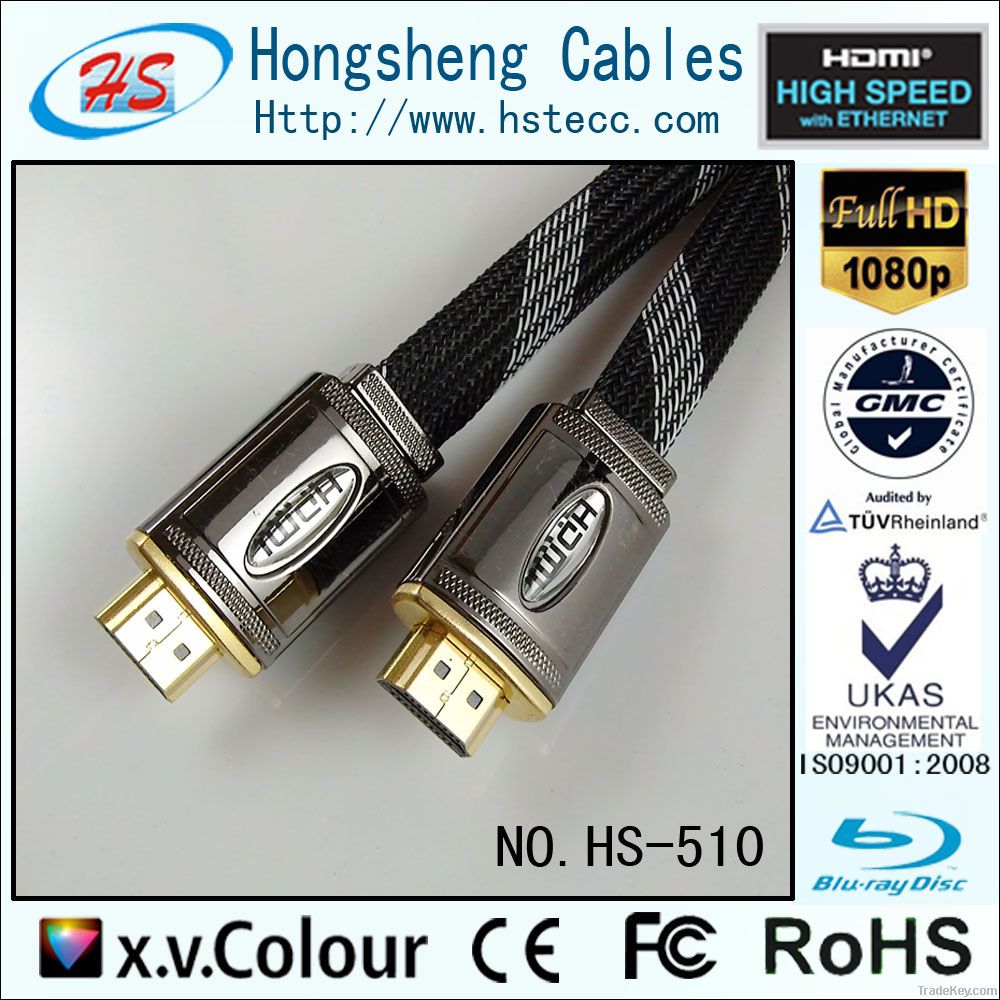 High Speed Flat HDMI Cable with Ethernet