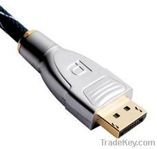 High Definition 24k Gold Plated Displayport Cable