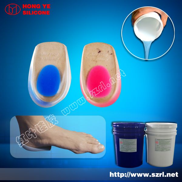 Liquid silicone rubber for insole making