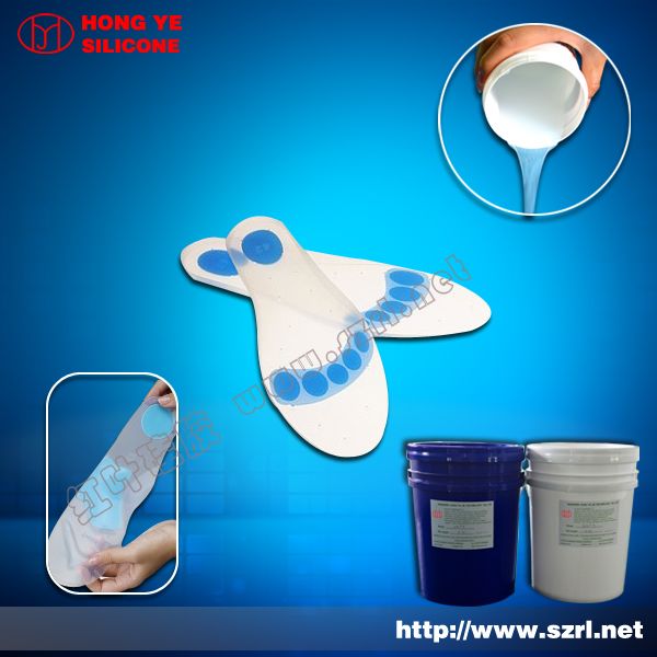 Liquid silicone rubber for insole making