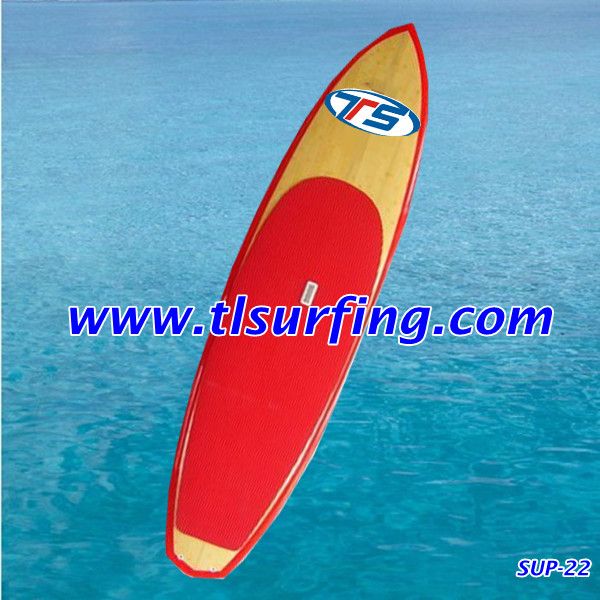Stand-up paddleboard with sanding and polishing