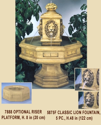 Classic Lion Fountain