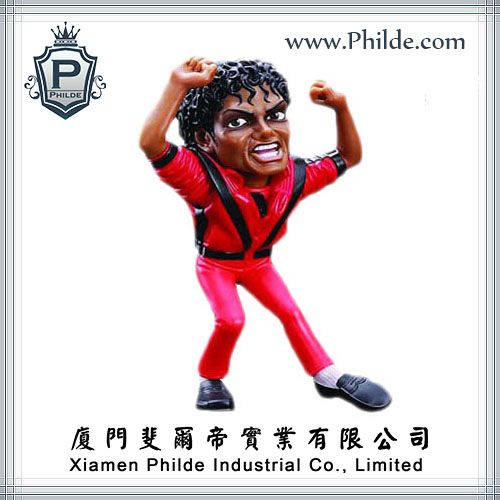 Dancing Action Figure Polyresin Bobblehead Dolls