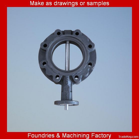CNC machining wafer butterfly valve