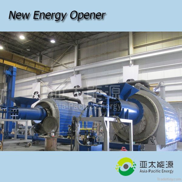 The latest technology waste straw pyrolysis machine to oil