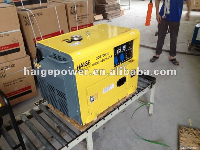 portable silent diesel generator 5kw