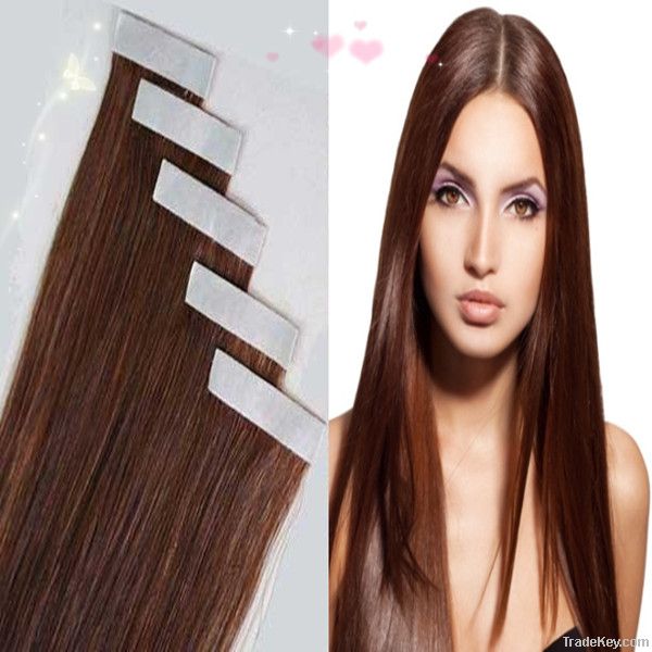 100% brazilian hot sale tape hair extensions