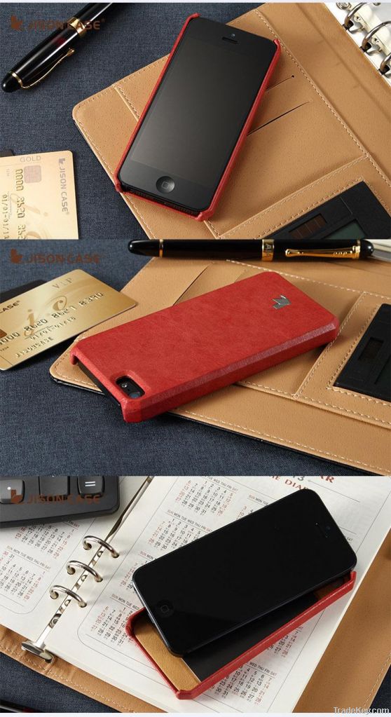 Leather case for iphone 5