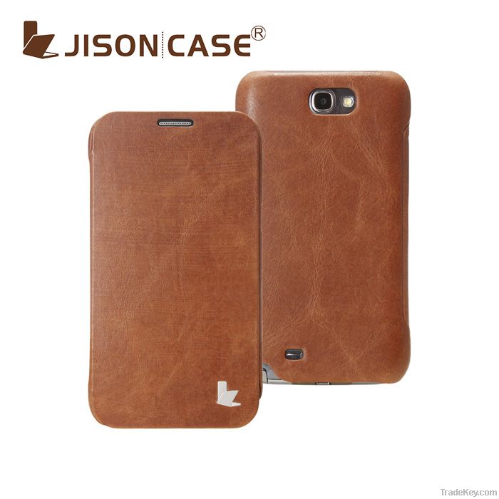 Leather case for samsung Galaxy note 2