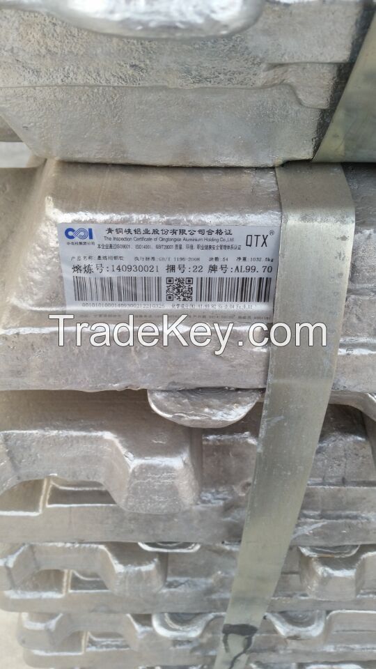 wholesale aluminum ingot 99.7 