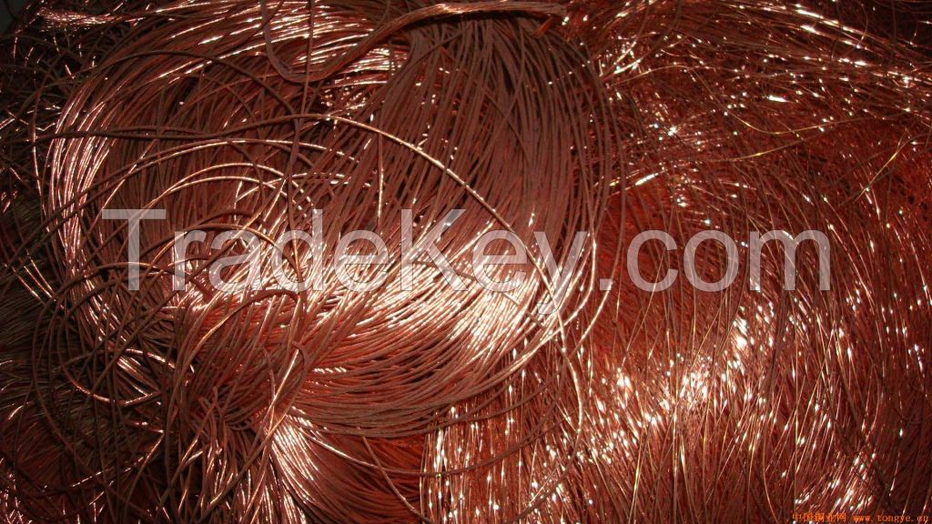 copper scrap / copper wire for sale 99.95%