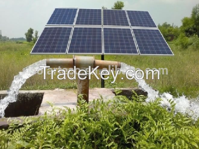 Solar irrigation system for 400W to 2200W single phase pump