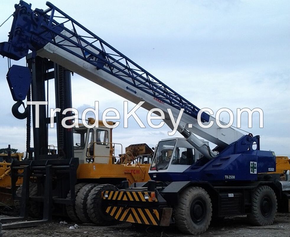 Used Tadano TR250M 25ton rough terrain Crane