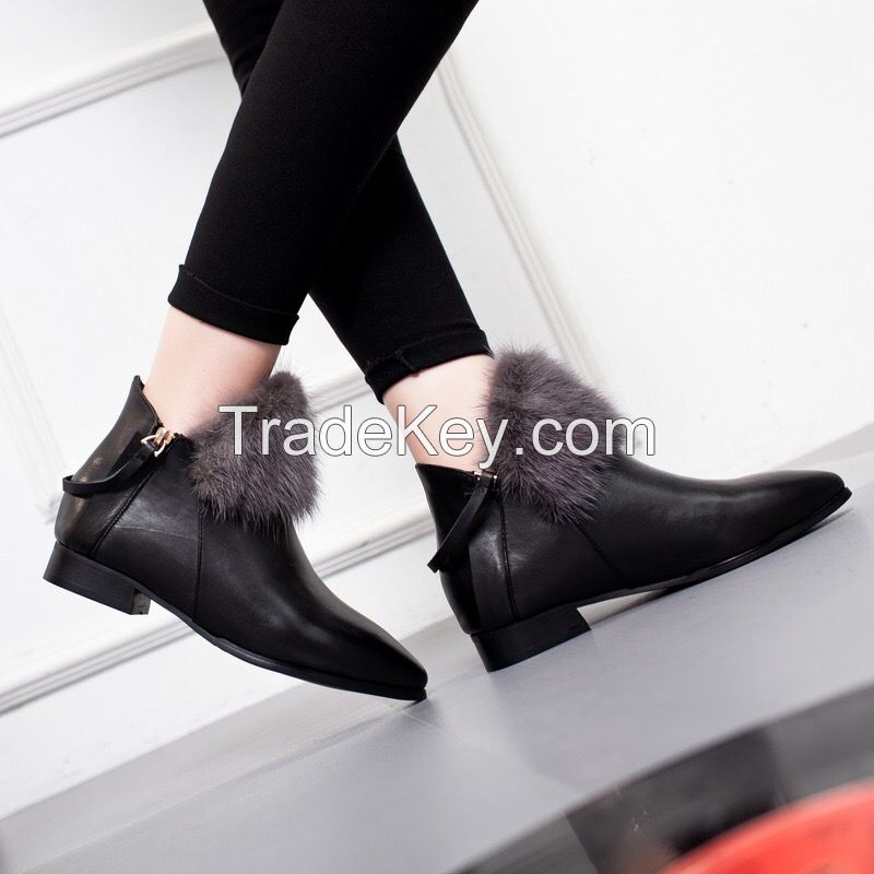 women fashion shoes leather shoes