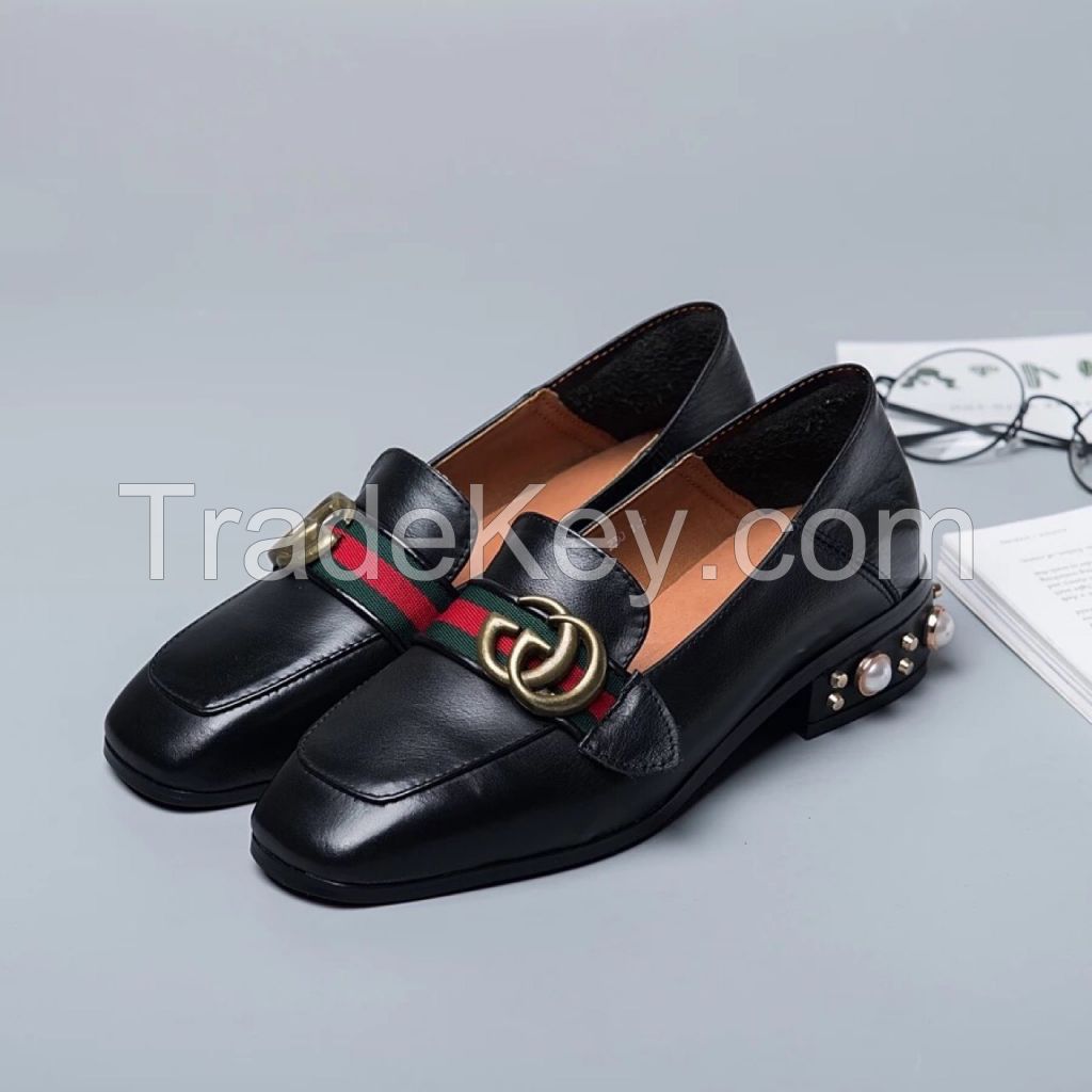 women fashion shoes leather shoes