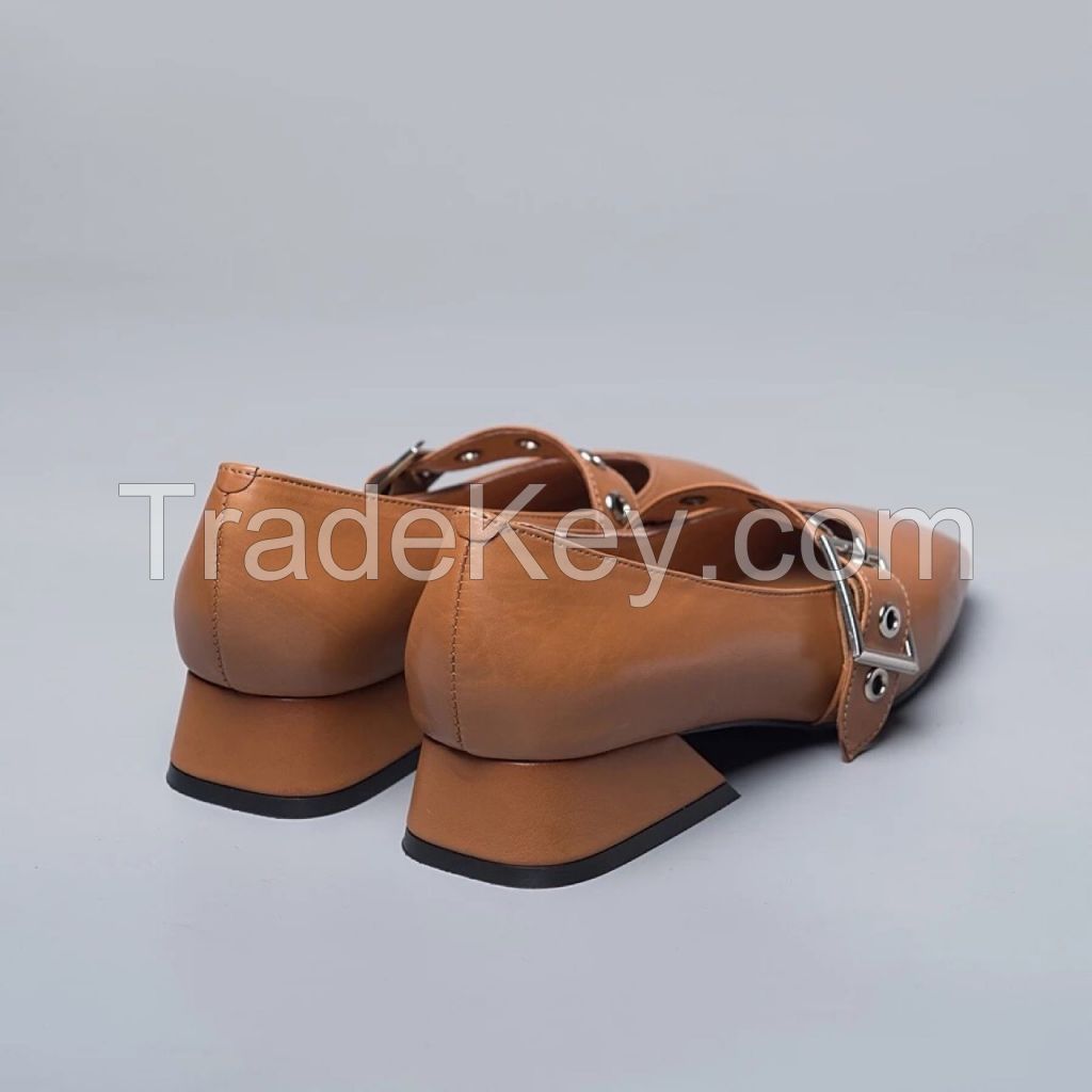 women fashion shoes leather shoes