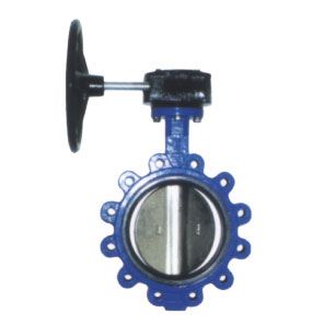 Resilient seat Lug Type Butterfly Valve with gear box