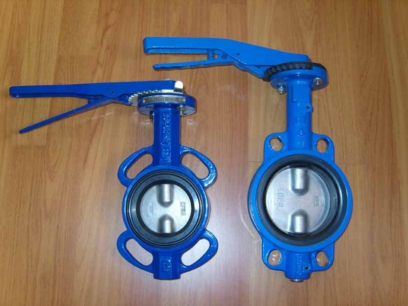 Double Half Shaft Without Pin Wafer Type Butterfly Valve