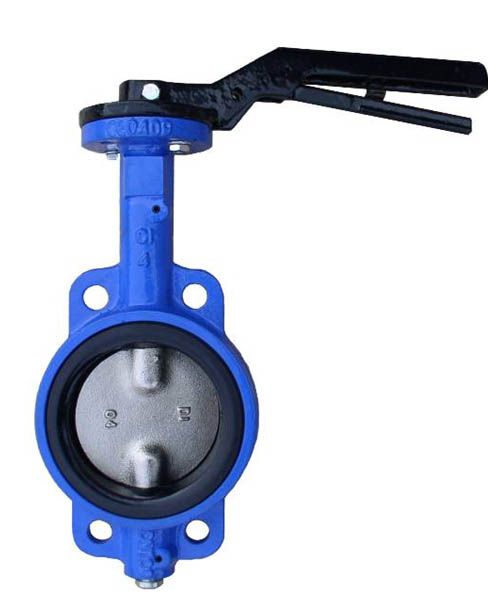 Double Half Shaft Without Pin Wafer Type Butterfly Valve