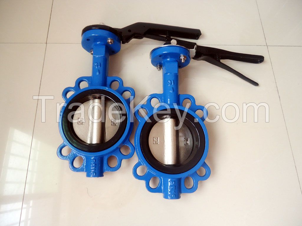 API609 wafer butterfly valve with ISO CE certificate