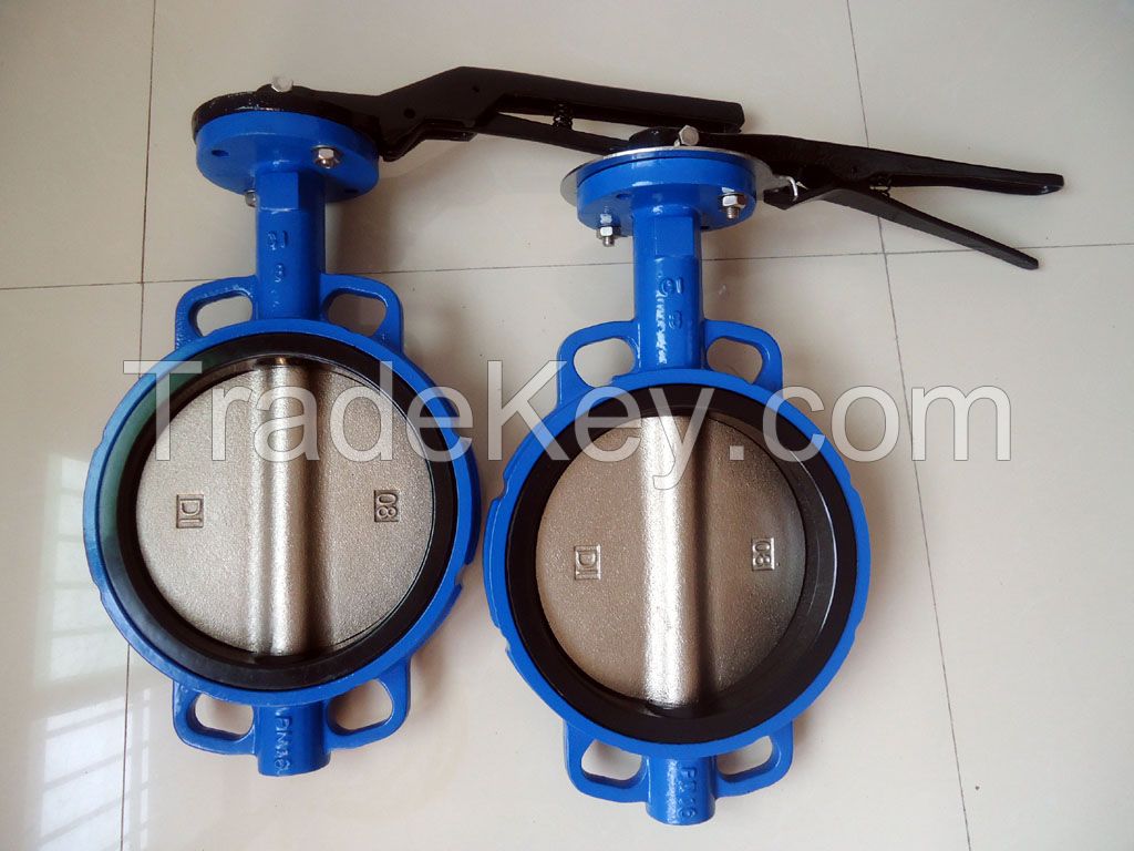 API609 wafer butterfly valve with ISO CE certificate