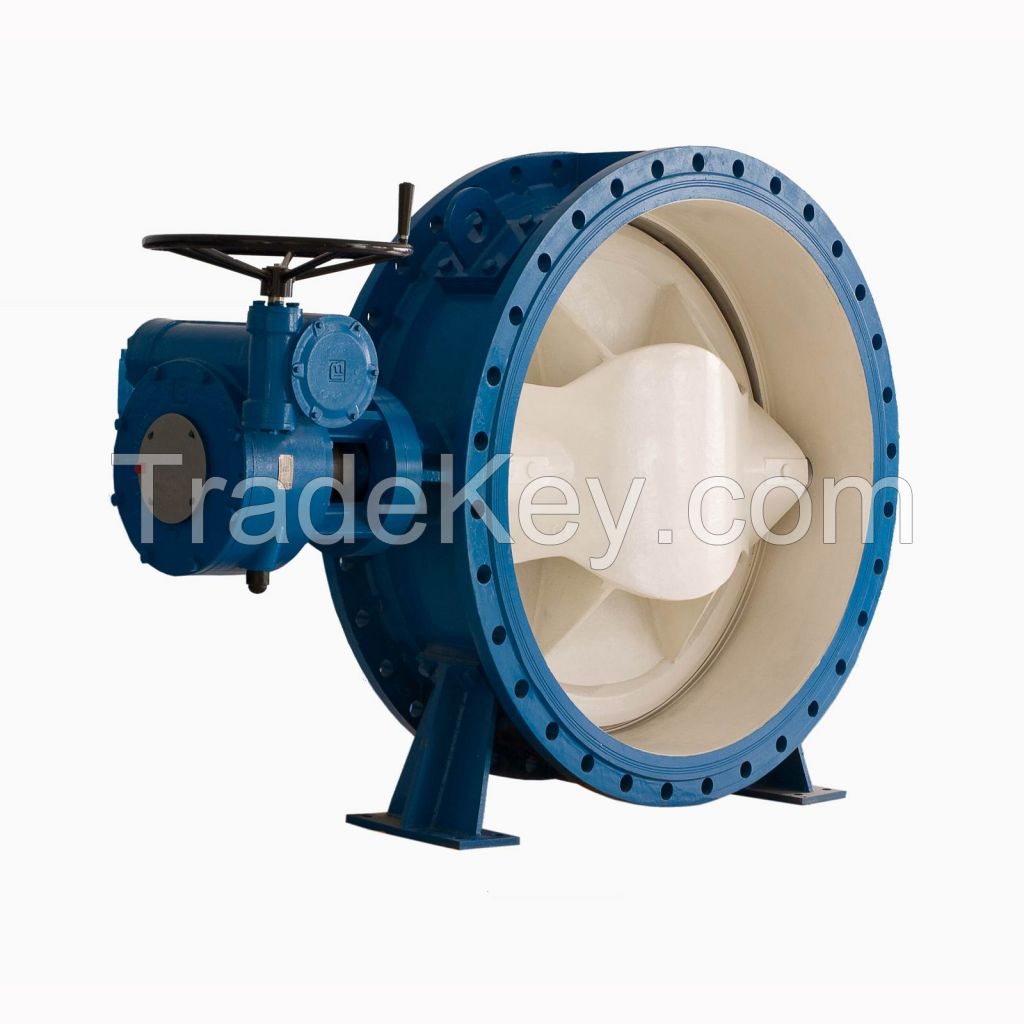 Eccentric Double Flanged Butterfly Valve
